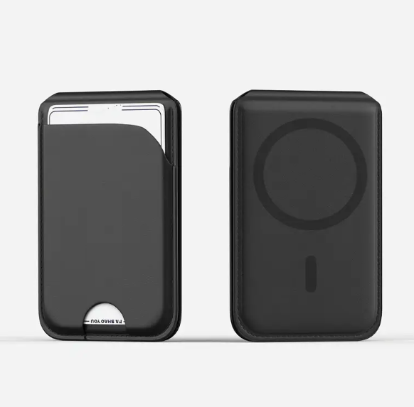 [Magnetic Wallet] | Adjustable Stand with 5-6 Card Slots, Perfect for Everyday Use, Durable Wallet for iPhone 12-16 (ONLY AVAILABLE IN BLACK)