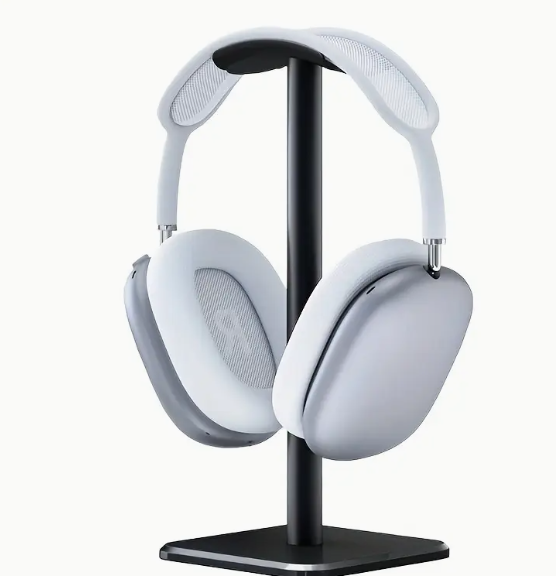 Premium Metal Headphone Stand - Detachable Display & Storage for Gaming Earphones, Square Base Design