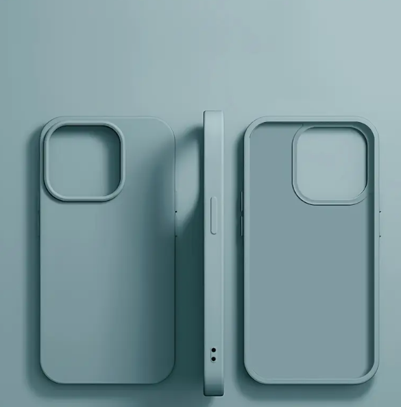 Luxurious Shockproof Minimalist Silicone Phone Case Suitable