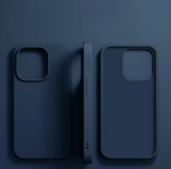 Luxurious Shockproof Minimalist Silicone Phone Case Suitable